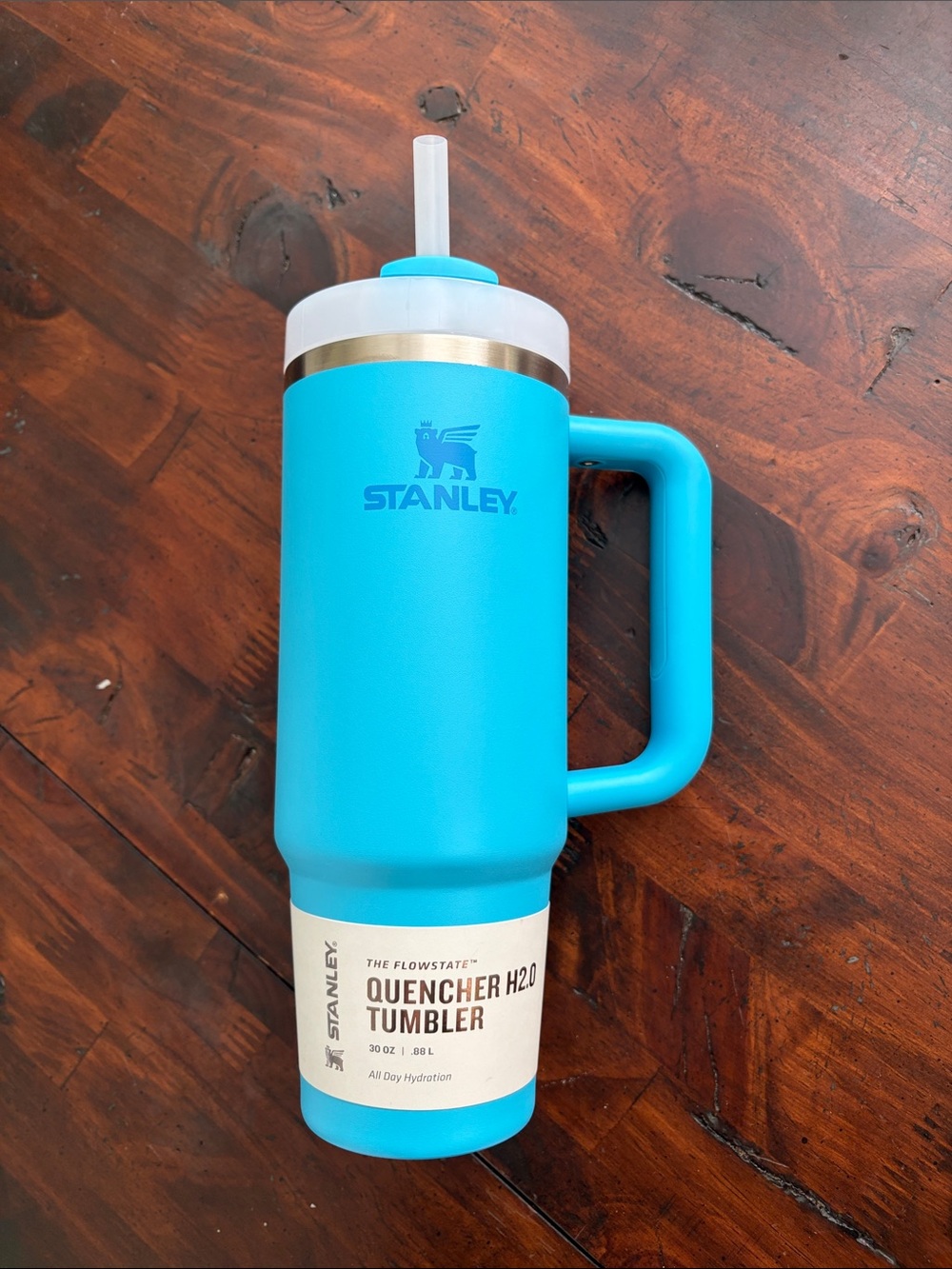Stanley The Flow State 30oz Turquoise Blue Quencher Tumbler